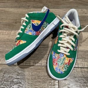 Nike Dunk Low Foam Finger Stadium Green Old Royal DZ5184-300 Boy 5y Womens 6.5